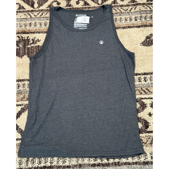 NWT Men’s Volcom L Large Gray Tank Top - Picture 1 of 3